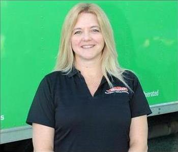 Kelley Williams Office Manager SERVPRO Arlington, female with blonde hair